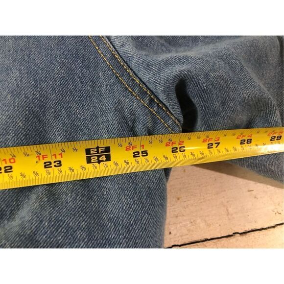 Vintage 1990’s Gitano Denim Coat Jean Jacket Western Lining Women’s SZ L - Picture 12 of 12